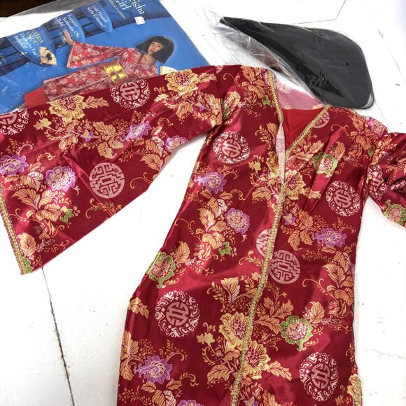 Disguise Geisha Oriental Girl Costume Size 7-10 NOS NWT - Picture 4 of 13
